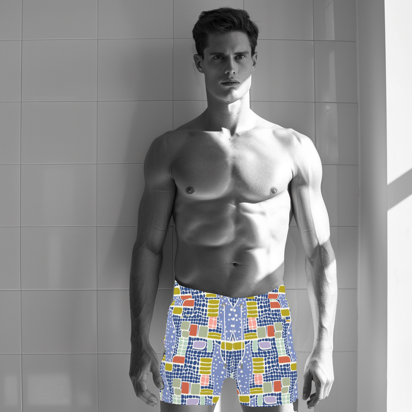 FEWR Active Blue Ocean Swim Shorts
