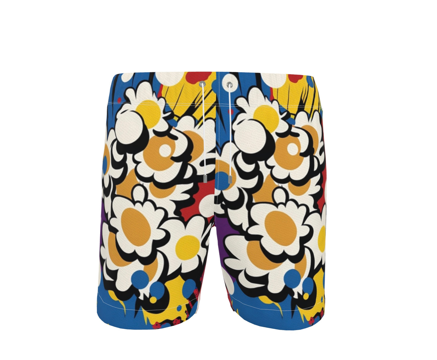 FEWR Active Flowerbomb Swim Shorts Blue