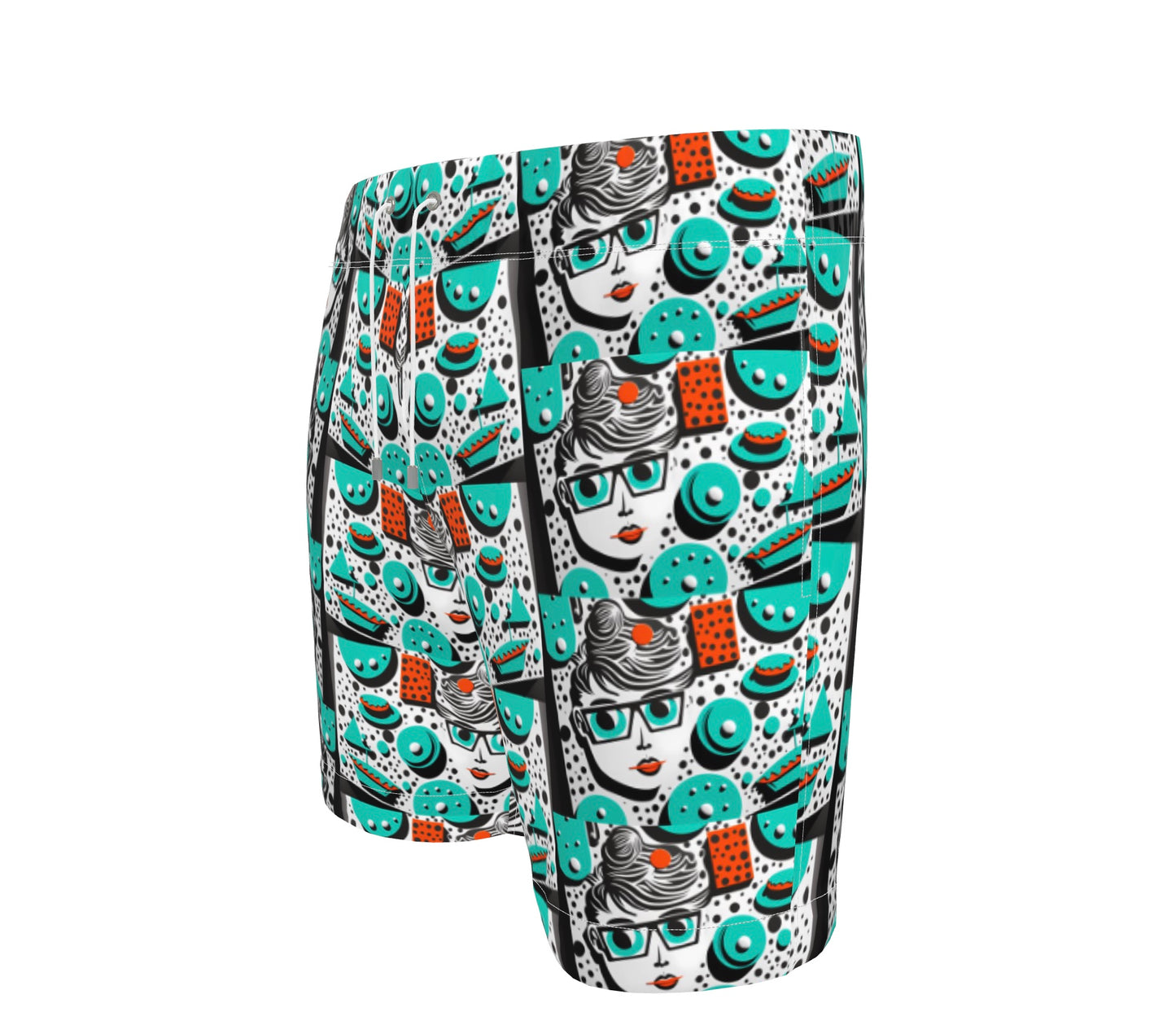 FEWR Active Audrey H Retro Swim Shorts