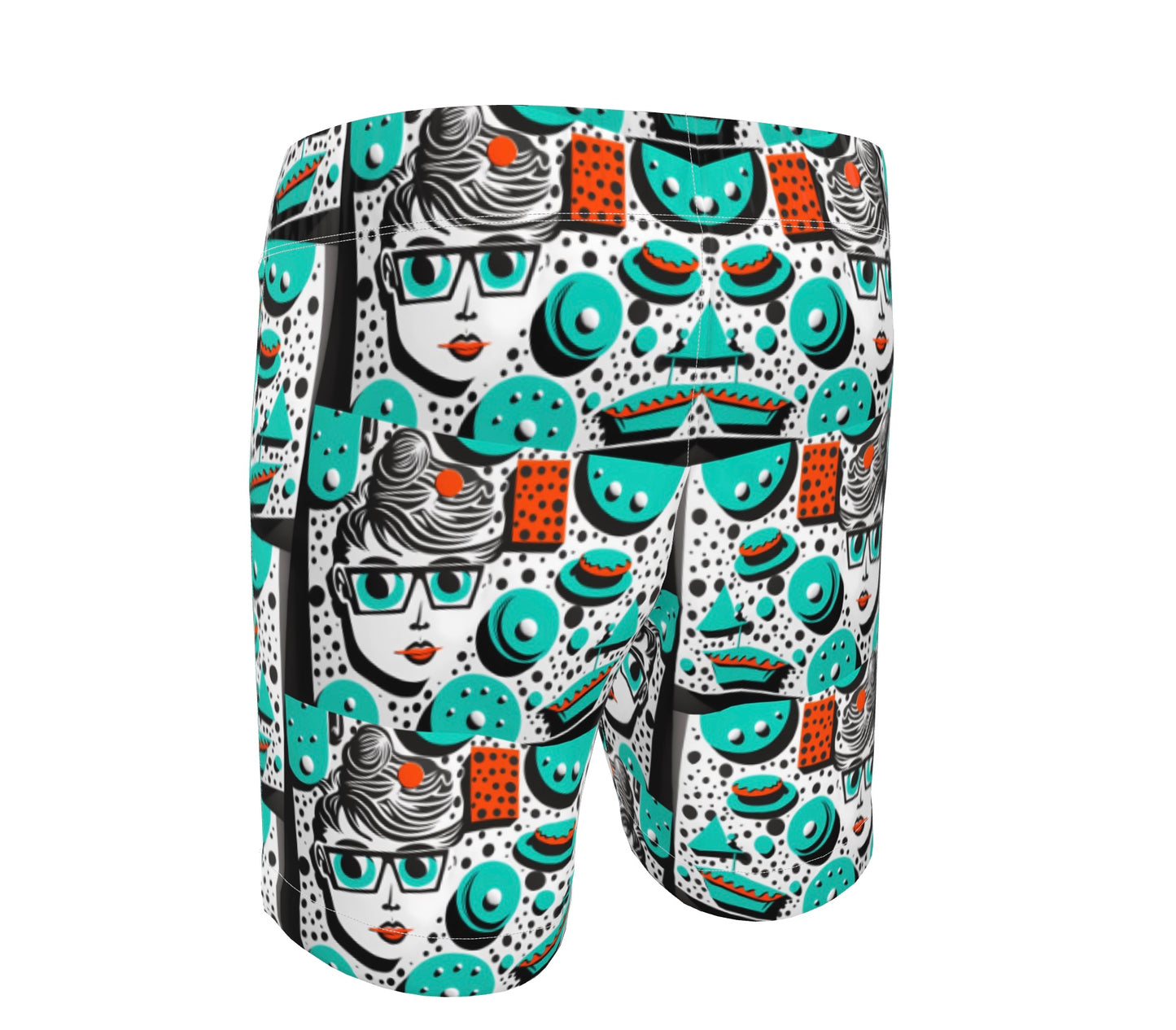 FEWR Active Audrey H Retro Swim Shorts