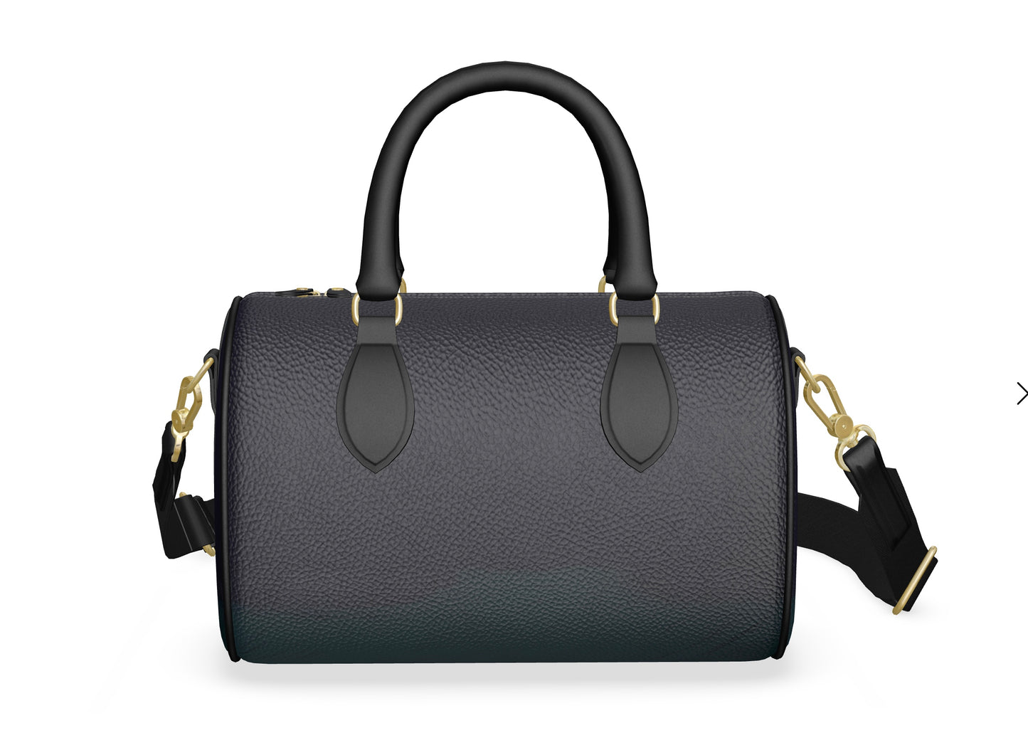FEWR Midnight Evening Mini Duffle Bag Nappa Leather 11" x 7.9" x 6.3"