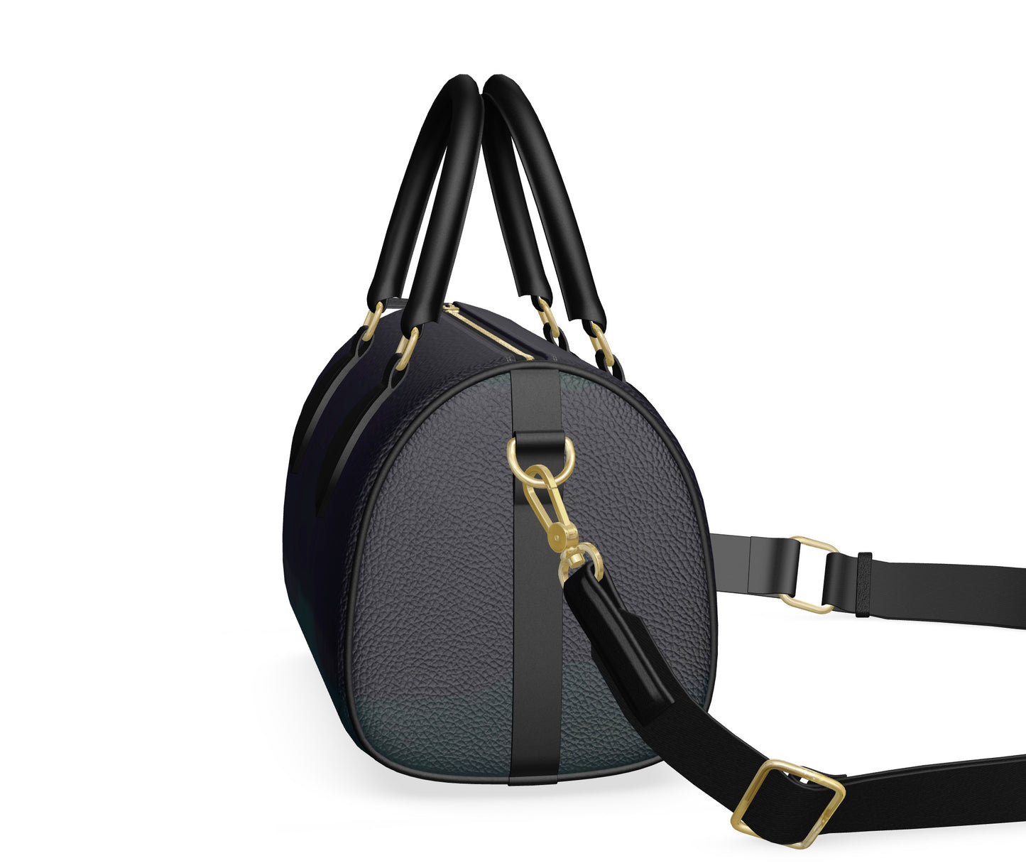 FEWR Midnight Evening Mini Duffle Bag Nappa Leather 11" x 7.9" x 6.3"