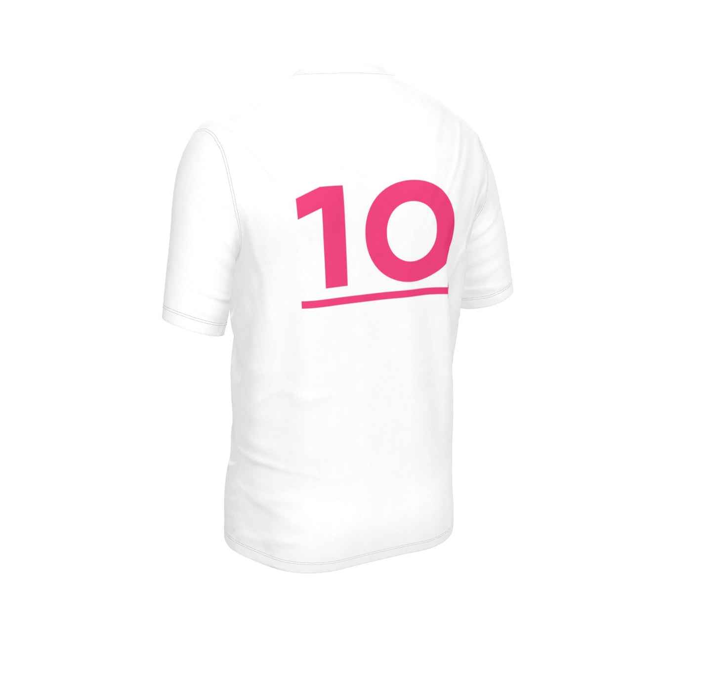FEWR Mens Active White T-Shirt - 10 Goal Logo