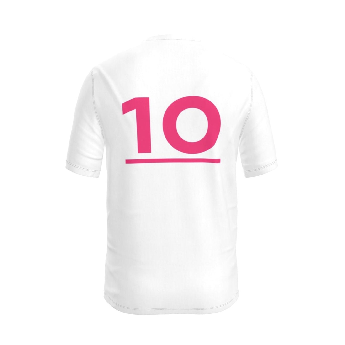 FEWR Mens Active White T-Shirt - 10 Goal Logo