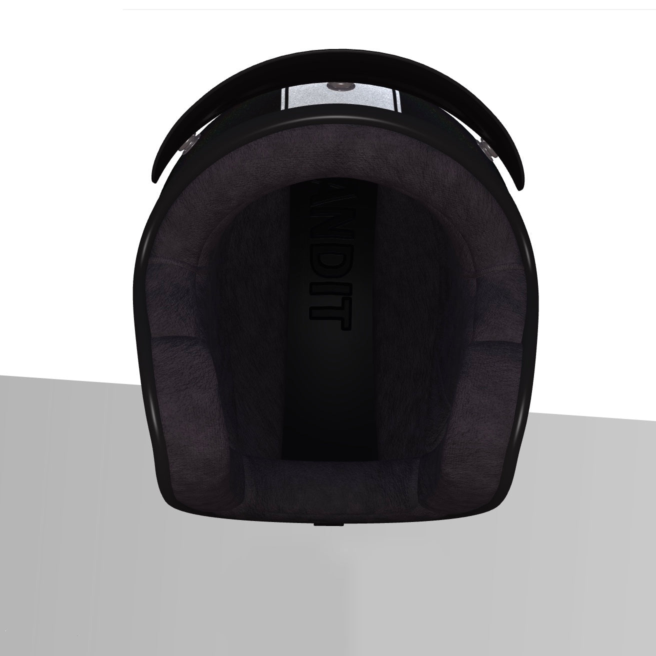 FEWR GT Retro Silver Black Helmet - ECE Certified