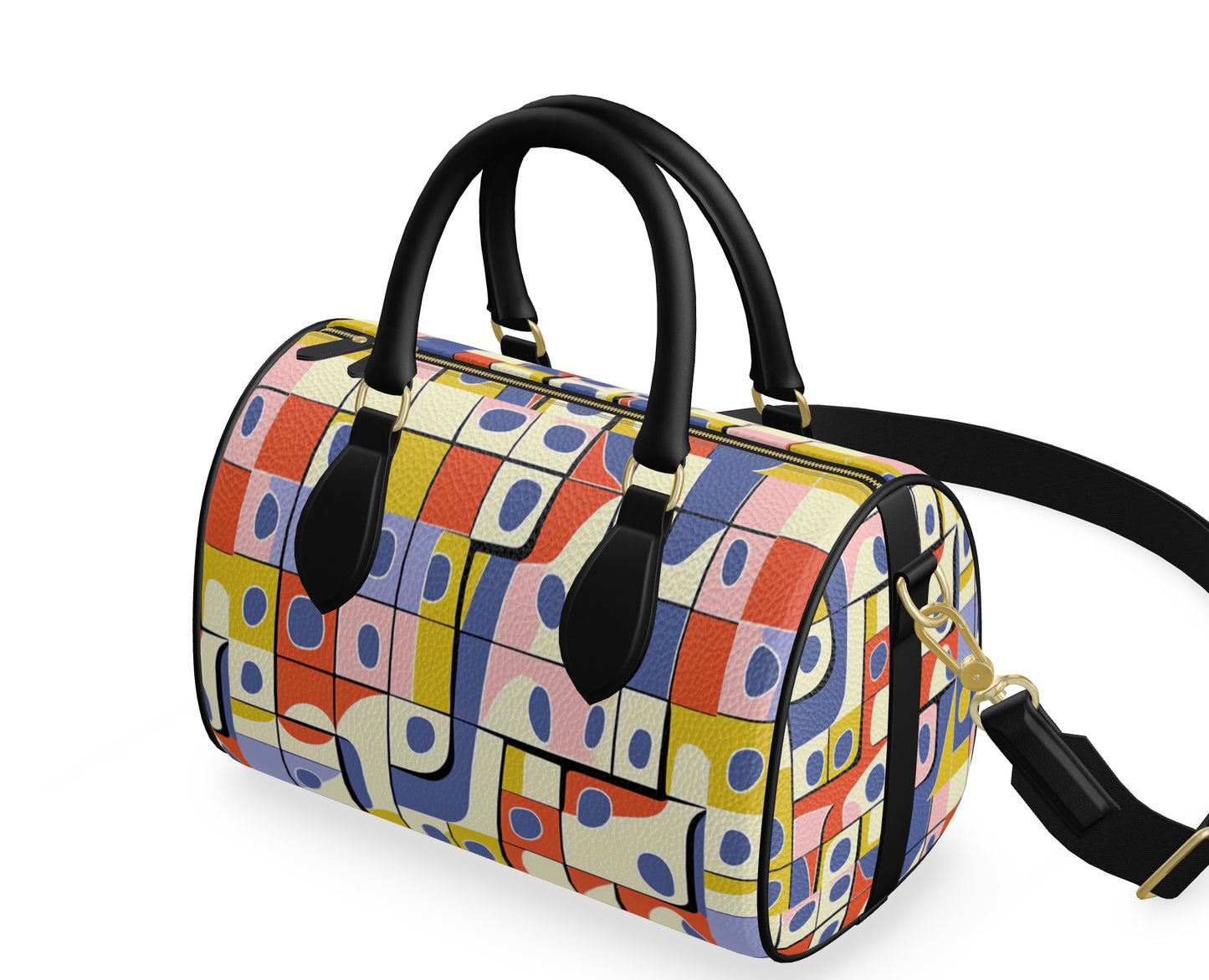 FEWR Signals Mini Duffle Bag Nappa Leather 11" x 7.9" x 6.3"