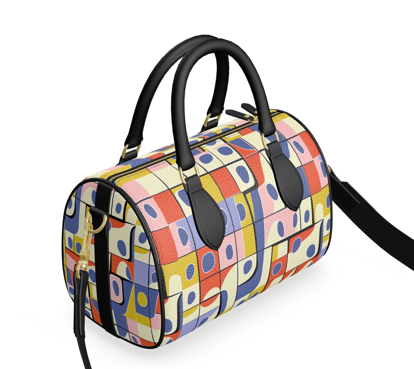 FEWR Signals Mini Duffle Bag Nappa Leather 11" x 7.9" x 6.3"