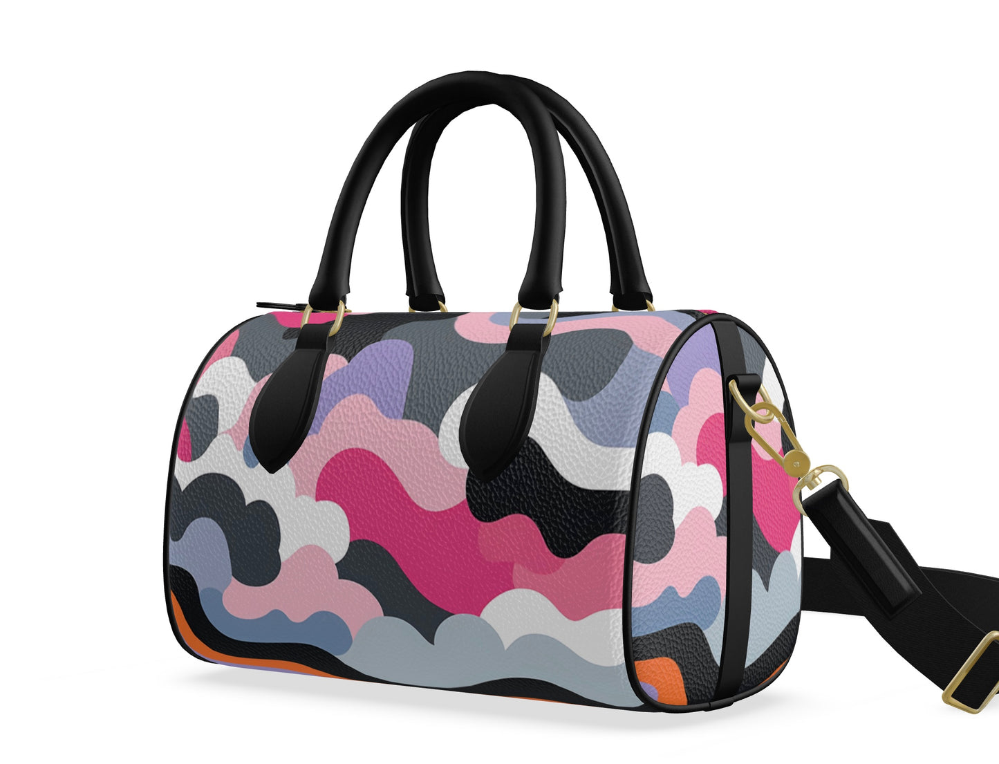 FEWR Cloud Cover Mini Duffle Bag Bubble Nappa Leather 11" x 7.9" x 6.3"