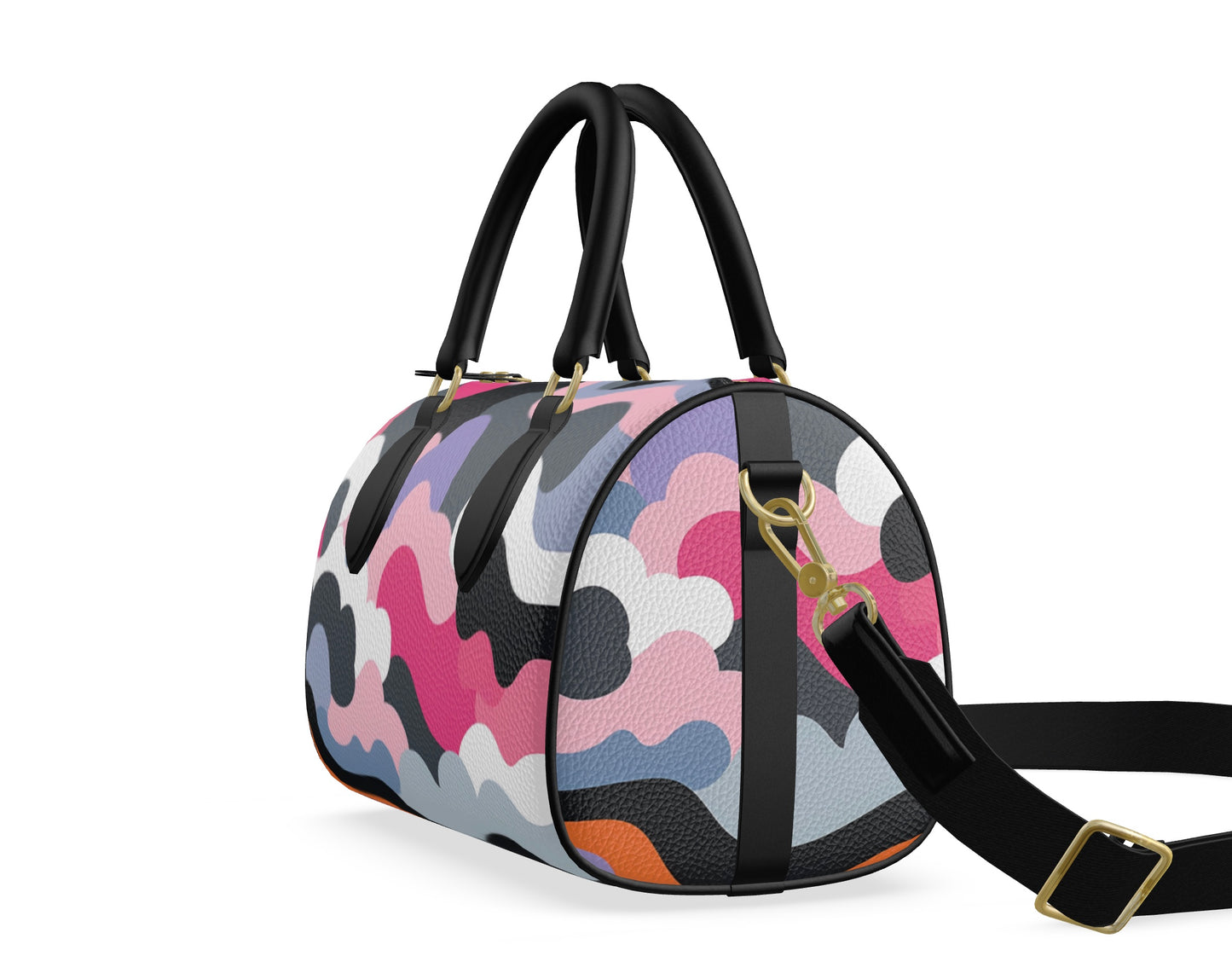 FEWR Cloud Cover Mini Duffle Bag Bubble Nappa Leather 11" x 7.9" x 6.3"