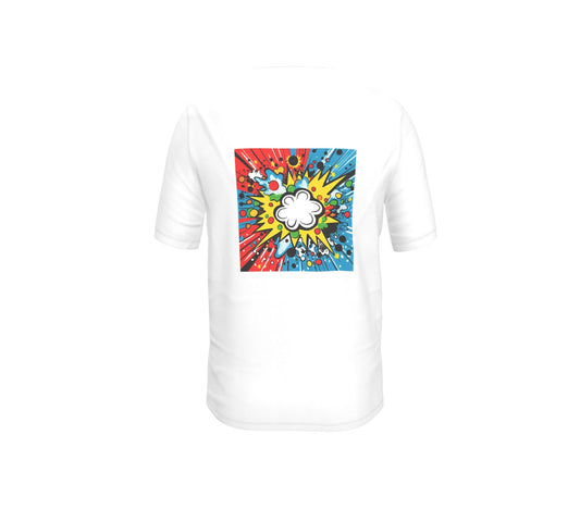 FEWR Mens Active White Tee - Pow