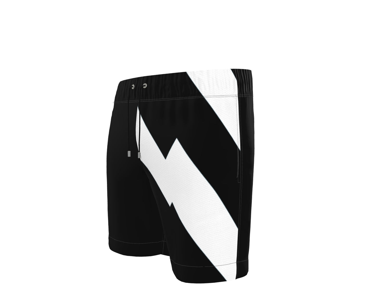 FEWR Active Black Bolt Swim Shorts