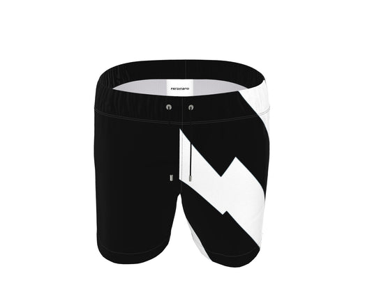 FEWR Active Black Bolt Swim Shorts