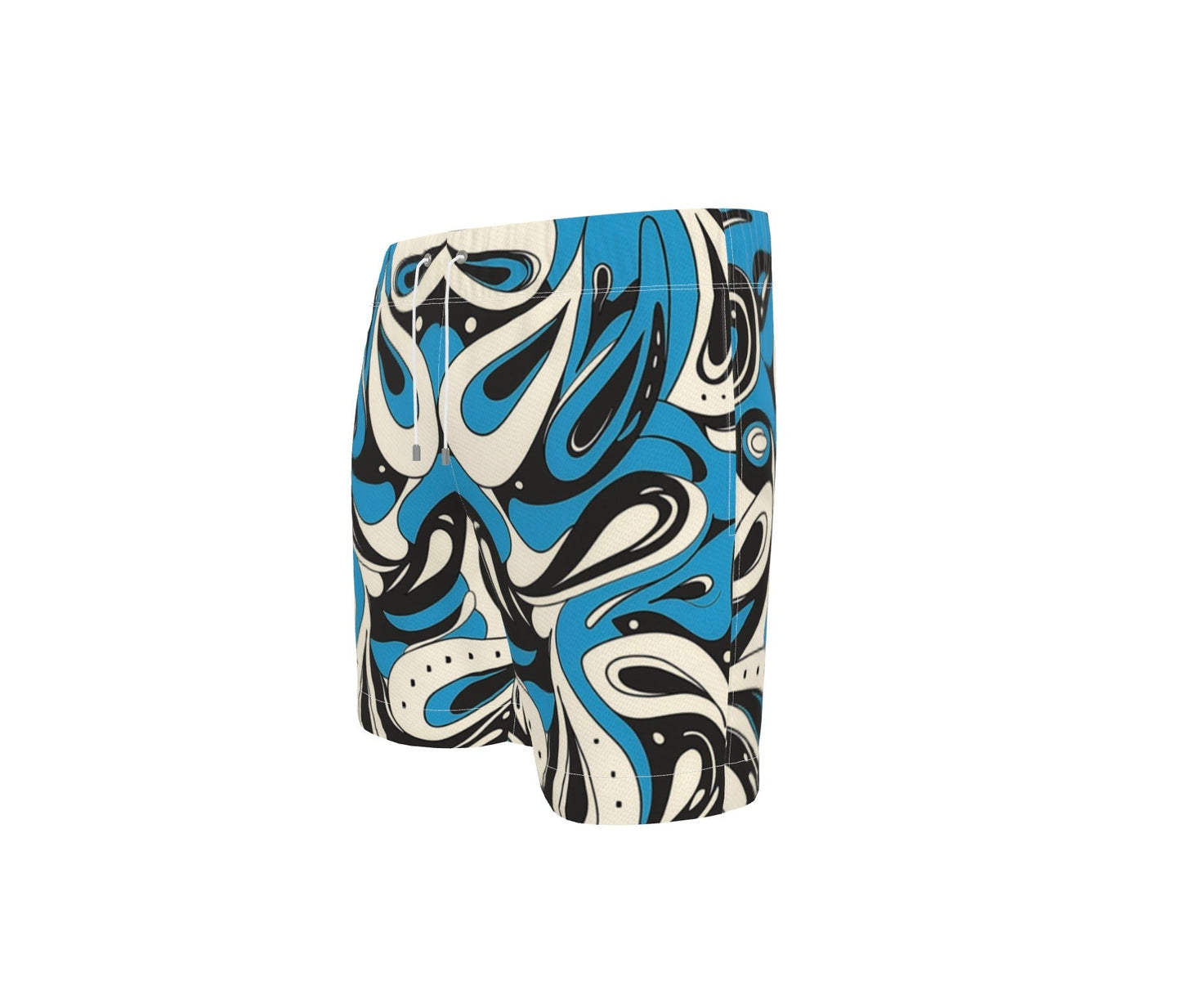 FEWR Active Swim Shorts - Blue Paisley