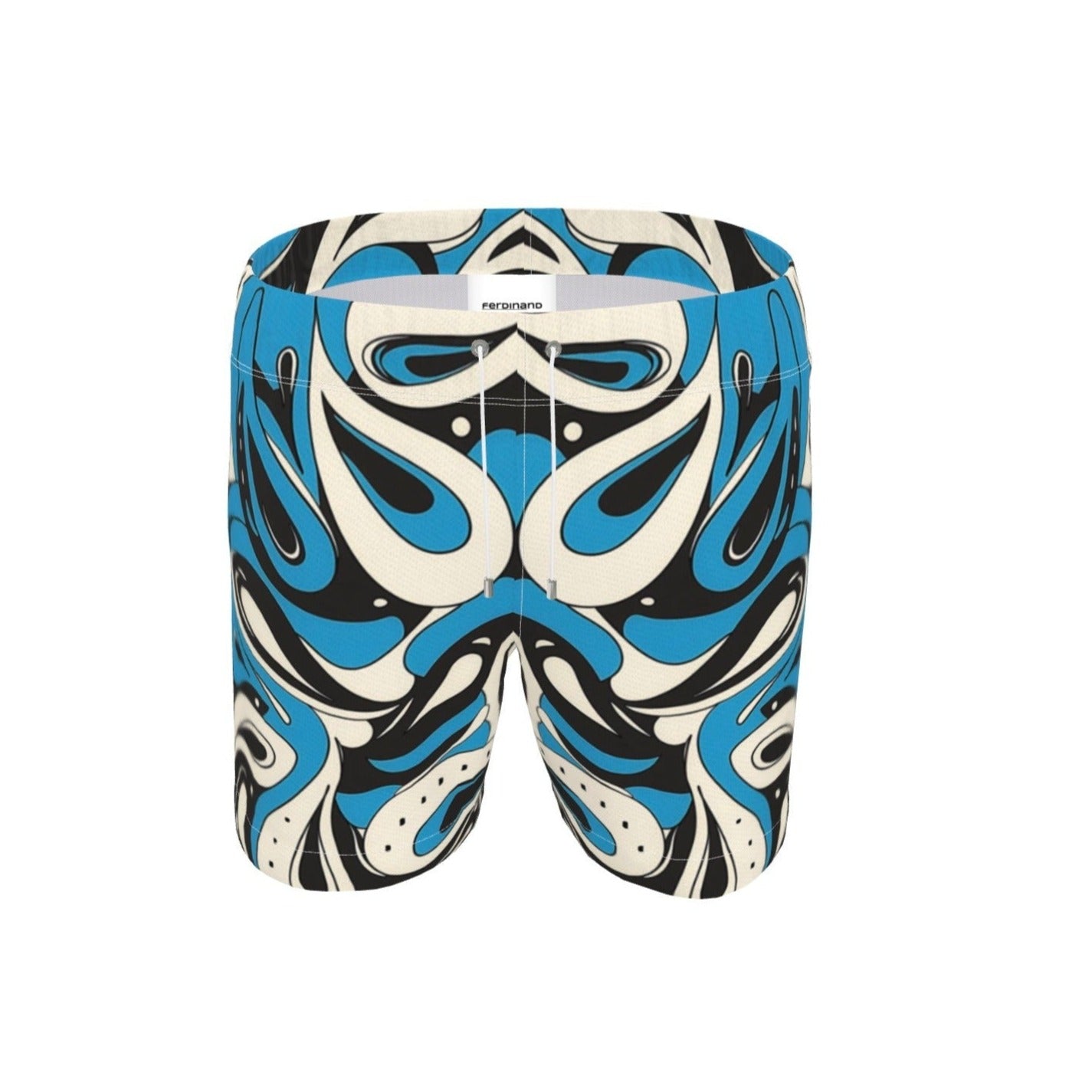 FEWR Active Swim Shorts - Blue Paisley