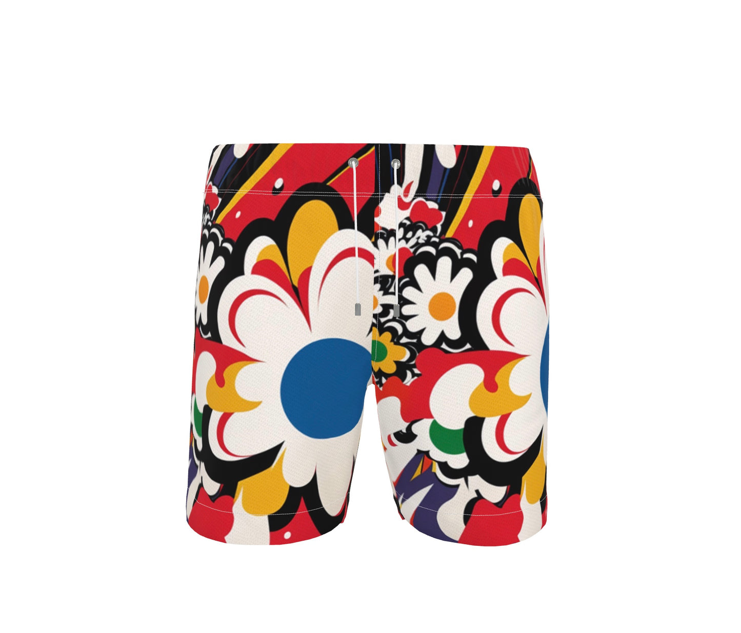 FEWR Active Flowerbomb Swim Shorts Red