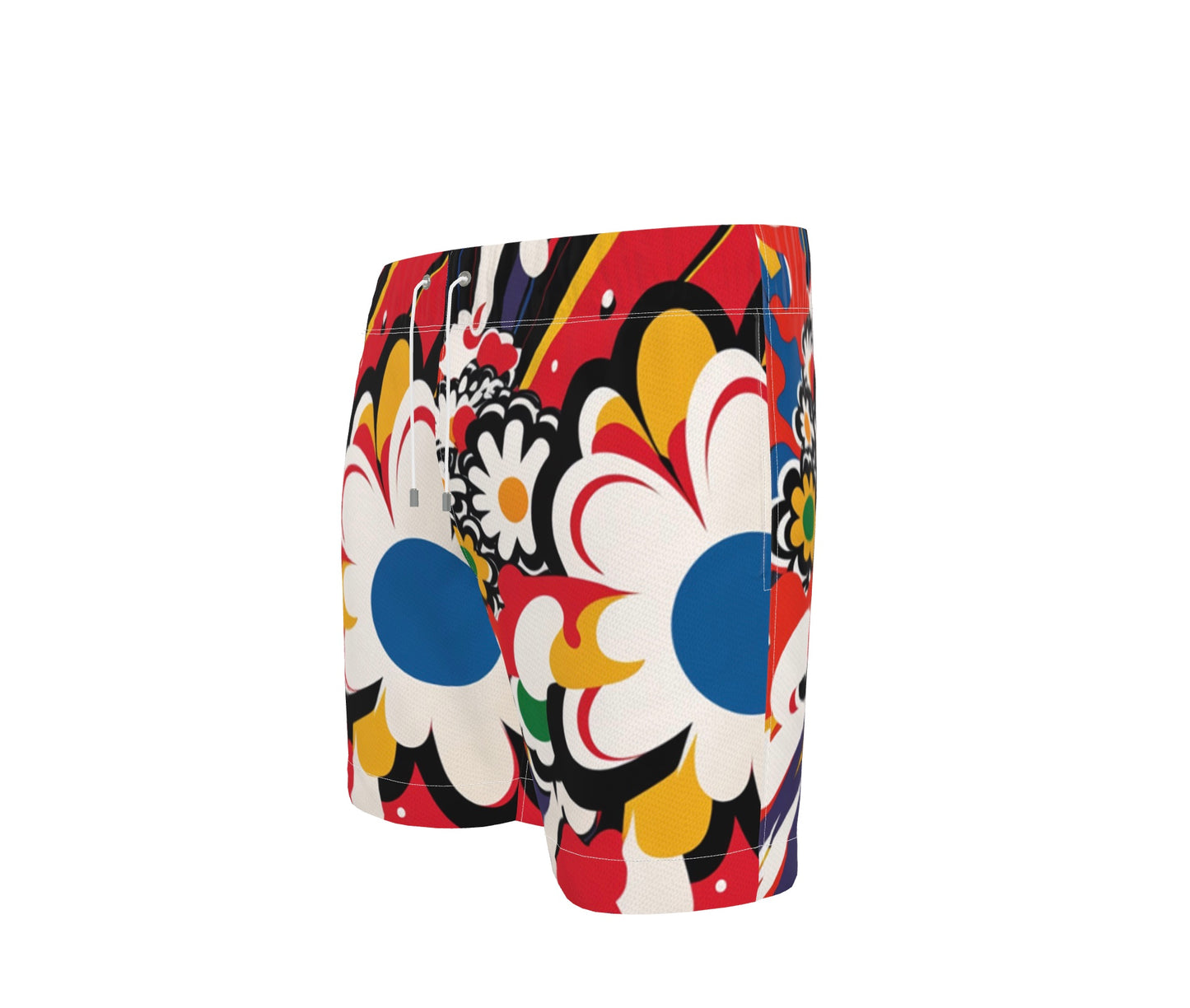 FEWR Active Flowerbomb Swim Shorts Red
