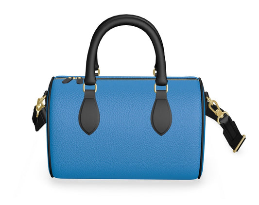 FEWR Mini Duffle Bag Bubble Nappa Leather - Lochmara Blue