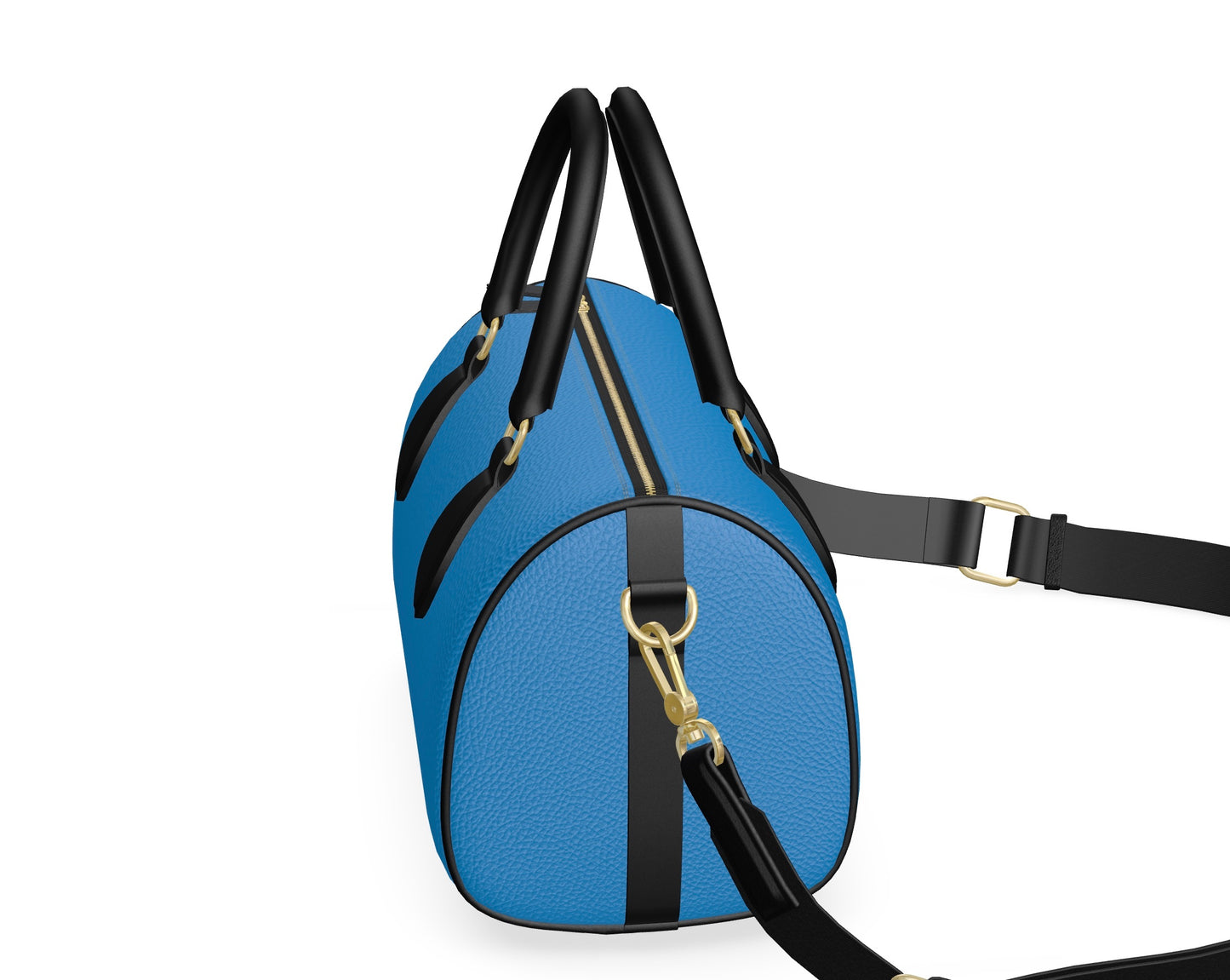 FEWR Mini Duffle Bag Bubble Nappa Leather - Lochmara Blue