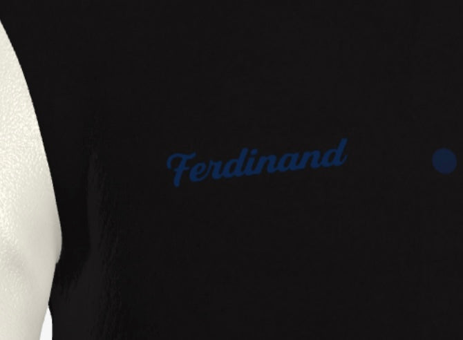 Stealth Influencer - FEWR Varsity Jacket ("Limited" Edition,  Black, Blue, Cream)