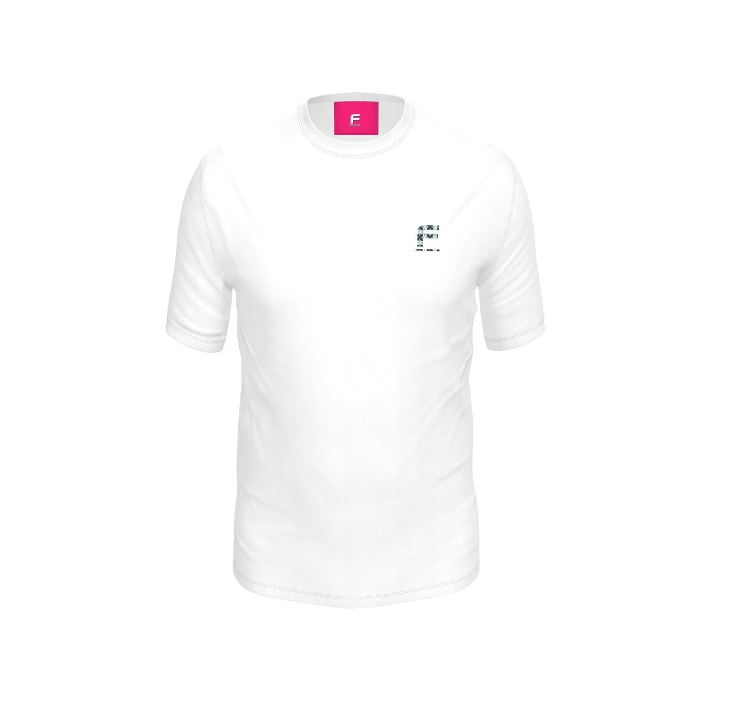 FEWR Mens White T-Shirt - Romanesc F Icon Front and Back