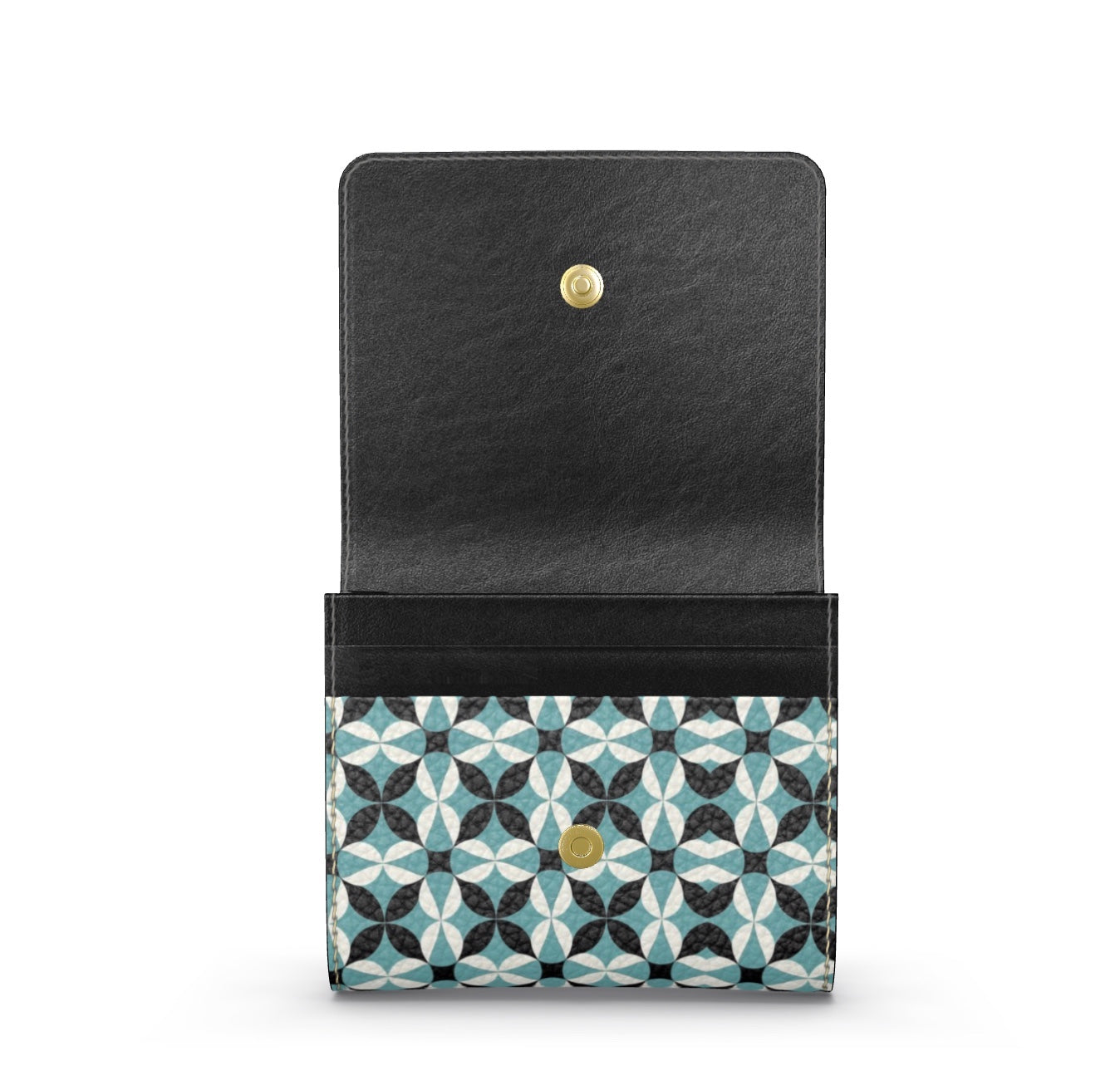 FEWR Foldover Wallet, Bubble Nappa Leather - Romanesc
