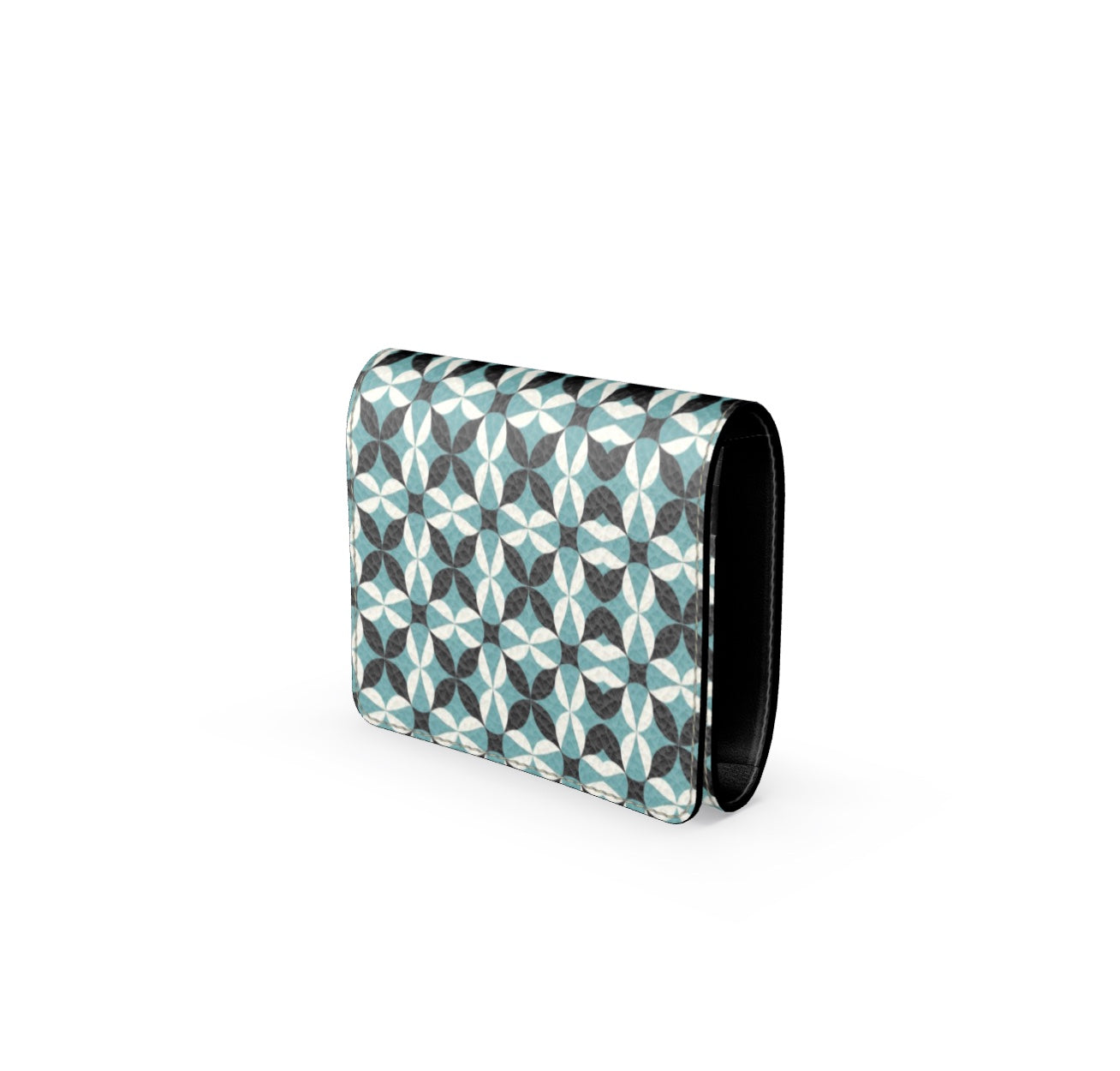 FEWR Foldover Wallet, Bubble Nappa Leather - Romanesc