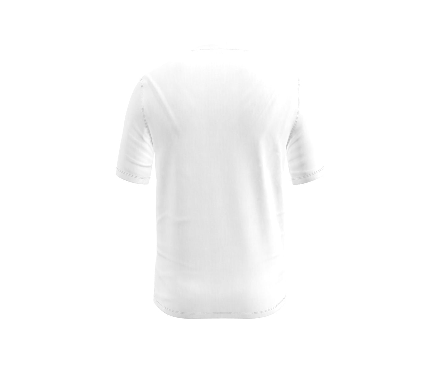 FEWR Mens Pink F Flag (Front Only) Blue Accent White Tee Beach SS24